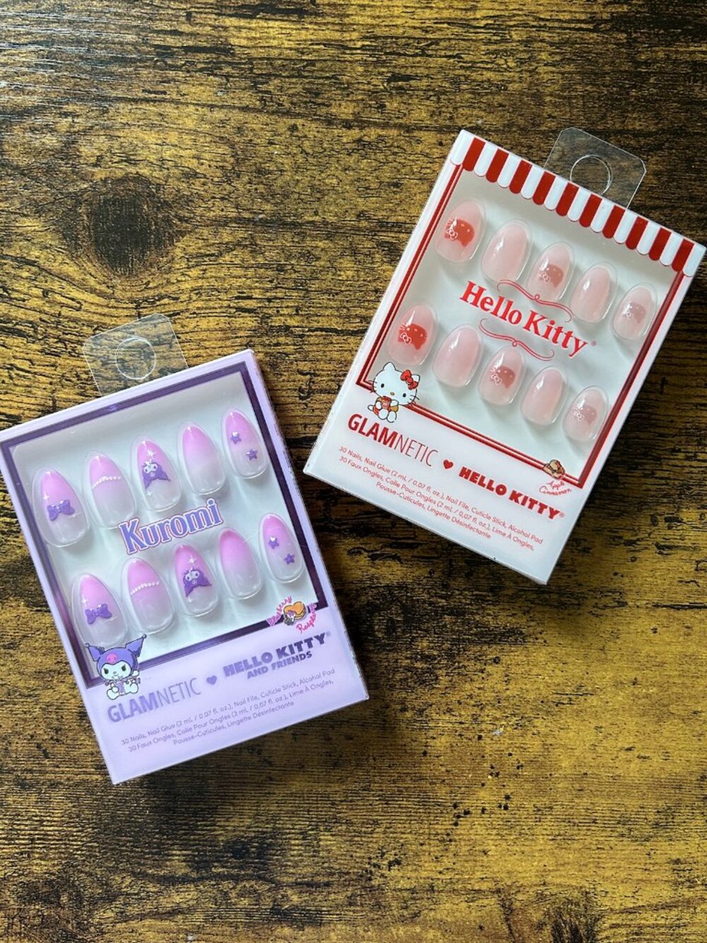 Brand new Glamnetic x Hello Kitty & Friends press-on nail sets — includes Hello